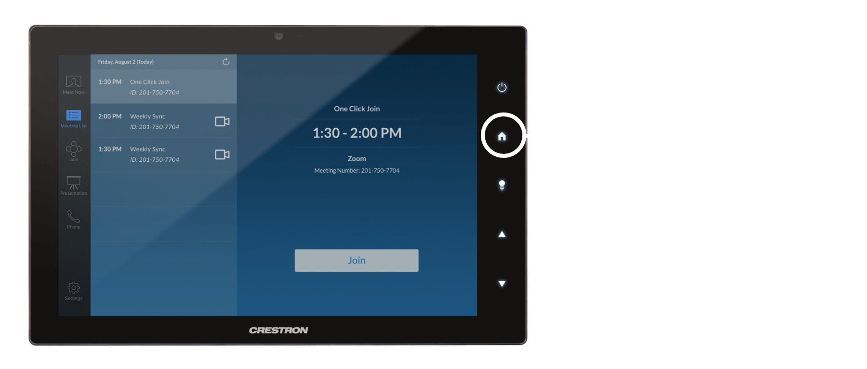 Crestron B Series Advanced Controls Zoom Room Kit